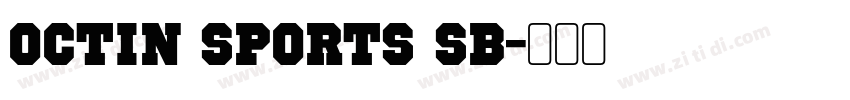 Octin Sports Sb字体转换